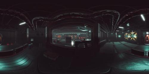 Videohive - Vr360 View of Spaceship Interior - 34449083