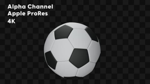 Videohive - Soccer Ball Transition 4K - 34395397