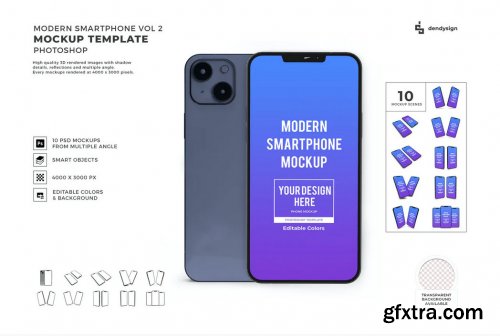 iPhone Mockup Template Set