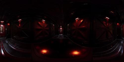Videohive - Vr360 View of Spaceship Interior - 34502179