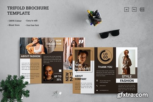 Fashion - Trifold Brochure