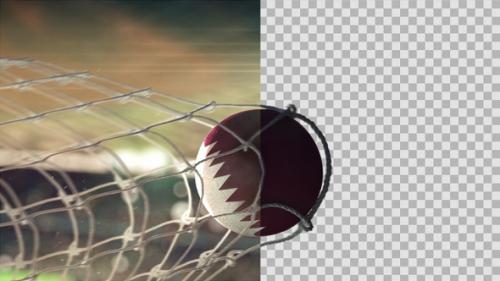 Videohive - Soccer Ball Scoring Goal Night - Qatar - 34613104