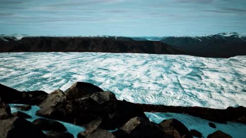 Videohive - Alaska Glacier in Mountains Landscape - 34615313