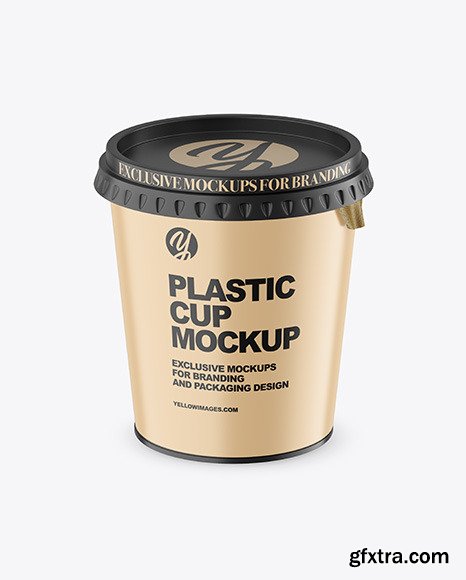 Matte Plastic Cup Mockup 88762