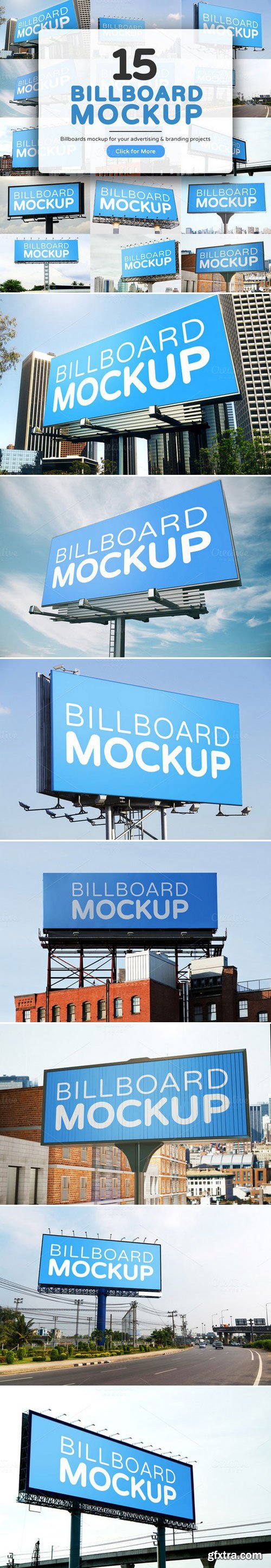 15 Billboards Mockup