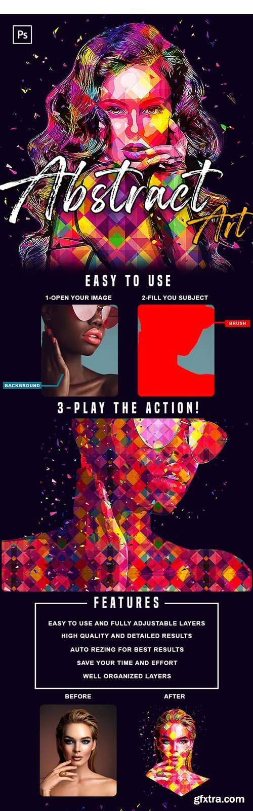 GraphicRiver - Abstract Art - Photoshop Action 33825986