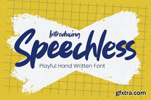 Speechless - Playful Handwritten Font