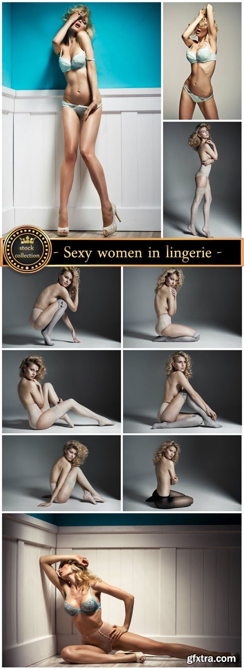 Sexy women in lingerie, naked women
