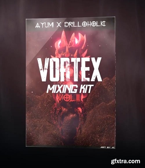 Drilloholic x Ayumi Vortex Mixer Kit V3 WAV MiDi FL STUDiO