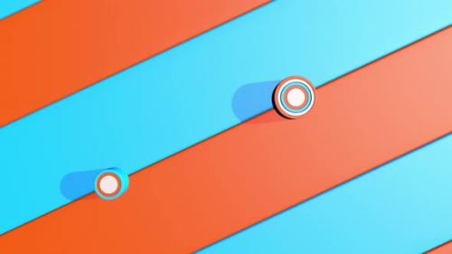 Videohive - Looped animation with geometric shapes Infinite animation. Satisfying calm video with shape morphing - 34343338