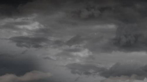 Videohive - Dark Stormy Sky with rain and clouds 4k - 35623180