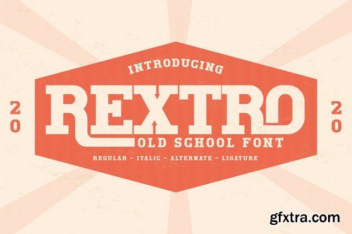 Rextro Old School Font