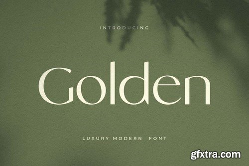 Golden - Luxury Modern Font