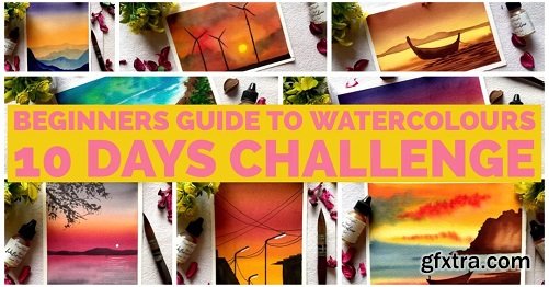 Beginners Guide To Watercolors: 10 Days Challenge