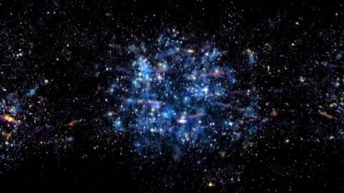 Videohive - Space Wiggle Blue Moving Background - 35902112