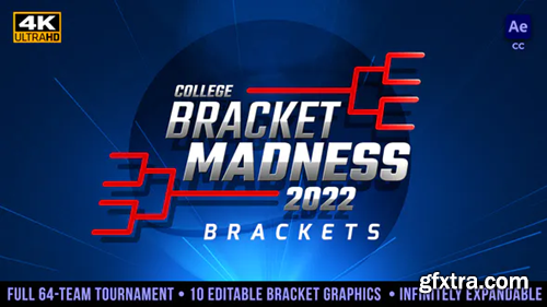 Videohive College Basketball Bracket Madness Tournament Brackets 36138582