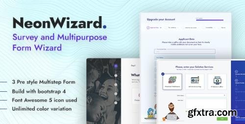 ThemeForest - NeonWizard v1.0.4 - Questionnaire Multistep Form Wizard - 27796699