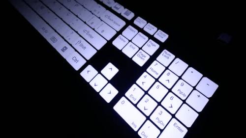 Videohive - Illuminated Computer Keyboard - 36395944