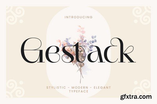 Gestack - Stylish Display Serif