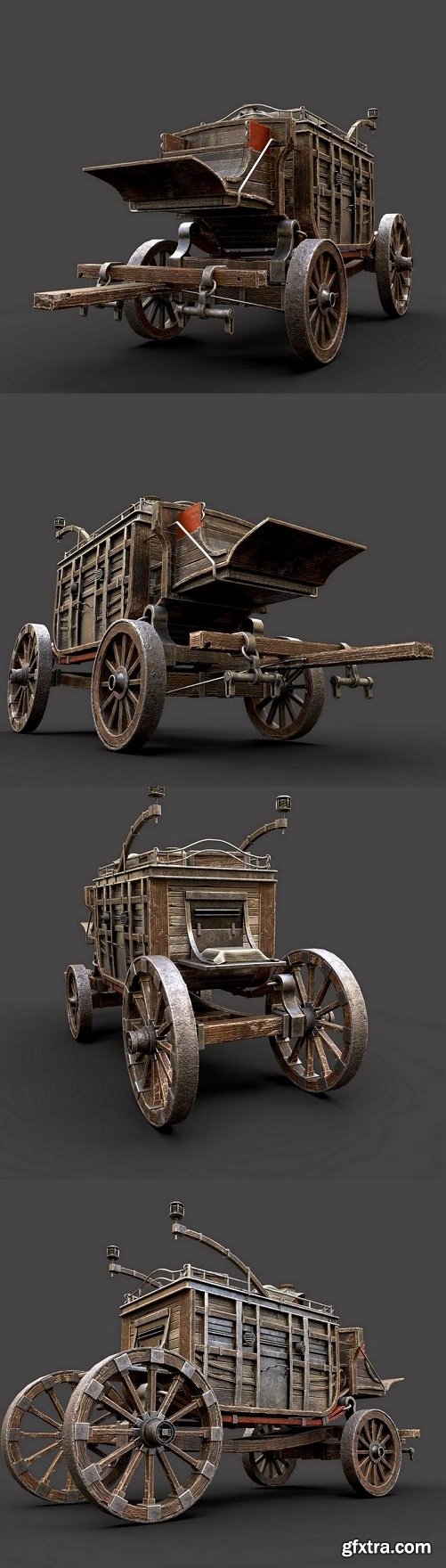 Carriage Wooden cart