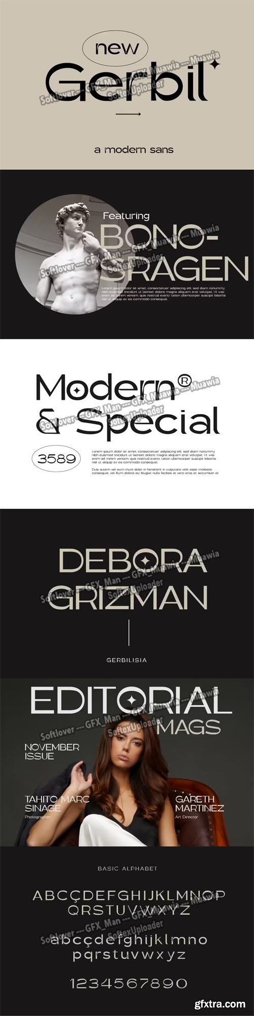 Gerbil - Modern Geometric Sans Serif Font