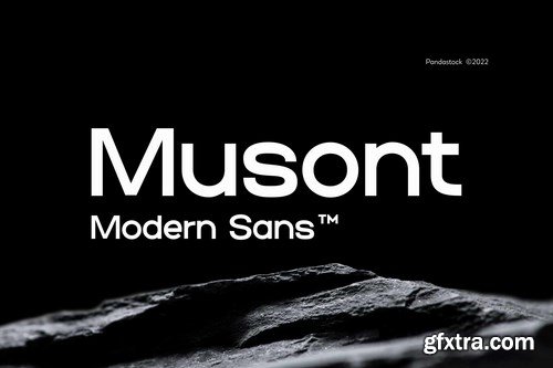 Musont - Modern Sans Serif Fonts