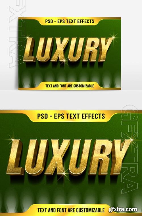 Golden luxory text effect
