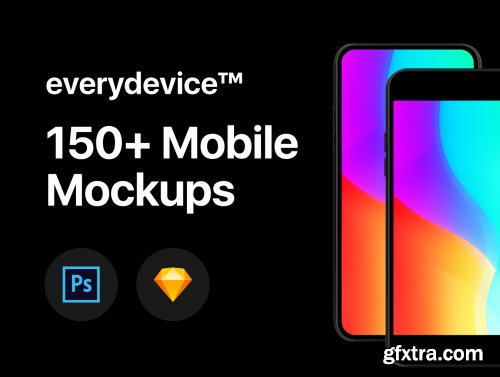 Everydevice 150+ Mobile Mockups