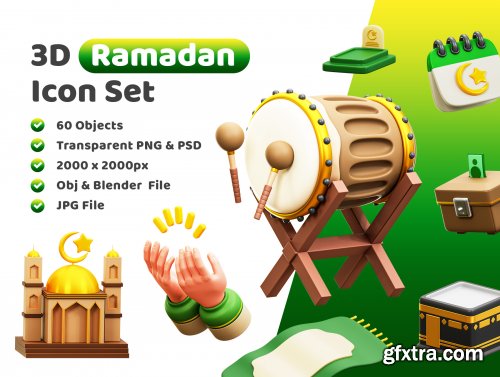 3d Ramadan Icon