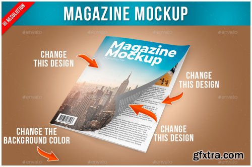 GraphicRiver - Magazine Mockup 31481260