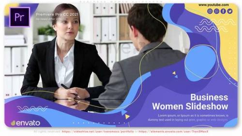 Videohive - Business Women Slideshow - 37606470