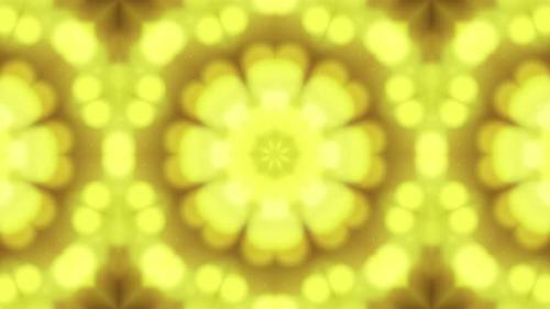 Videohive - Gold color mandala effect of kaleidoscope - 37922820