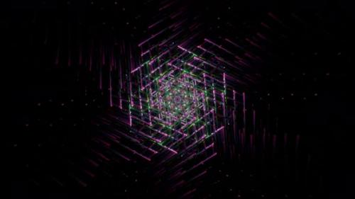 Videohive - Beautiful Colorful Trippy Pattern Animation Visual 3D Seamless Mandala Spiritual with Sacred - 38161860