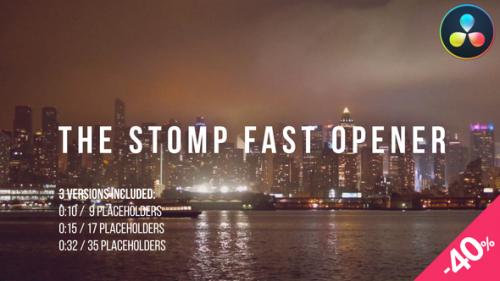 Videohive - The Stomp Fast Opener - 38681498