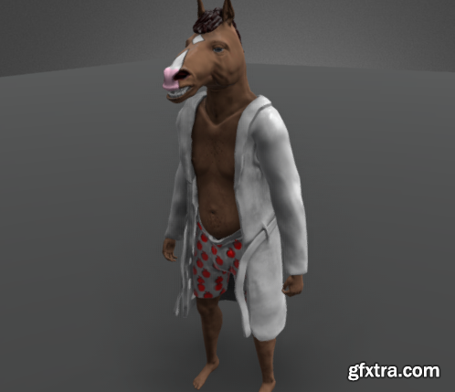 Bojack horseman character (Animated)