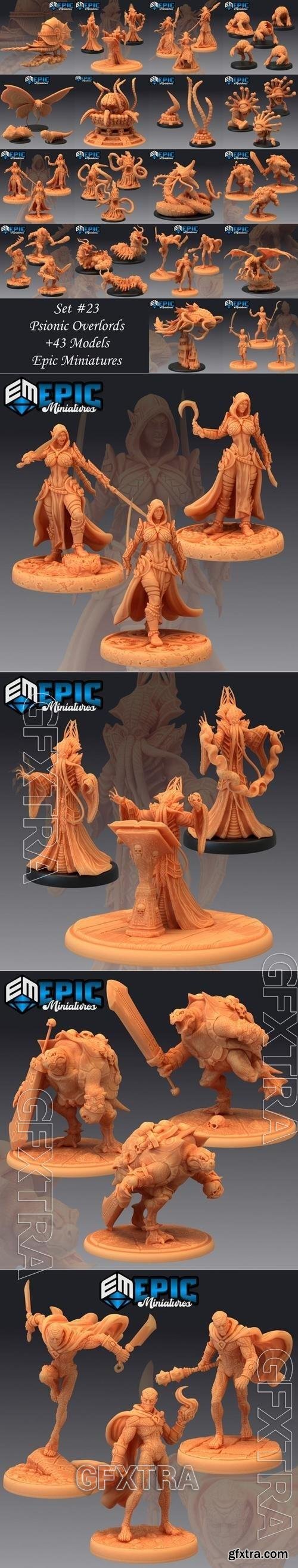 Epic Minis - Psionic Overlords 3D