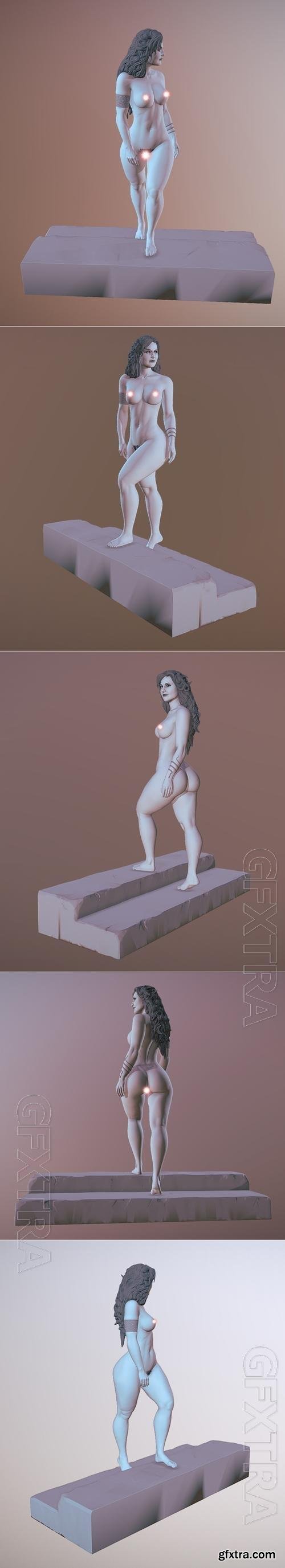 Amazon Woman 3D Print