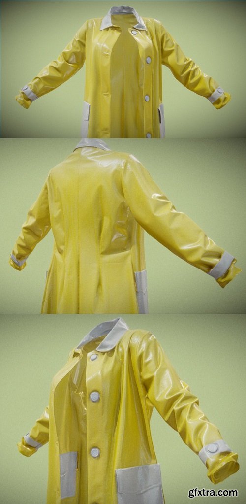 Raincoat 12 3D Model