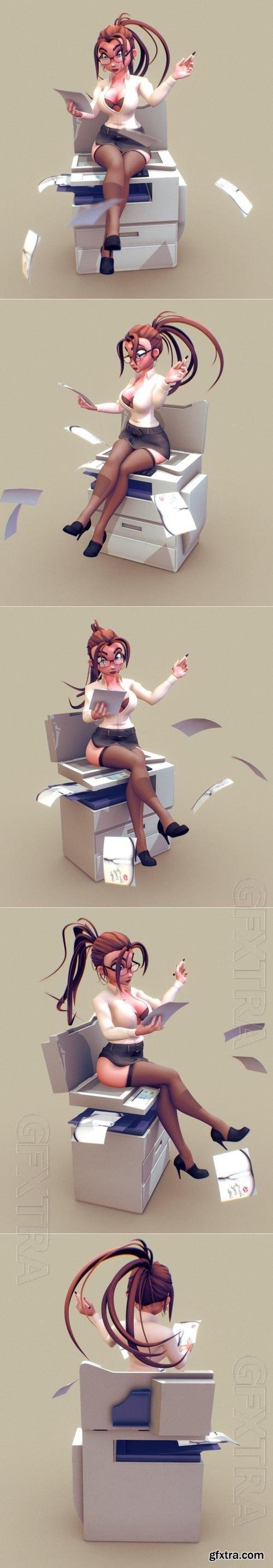 The Secretary 3D Print