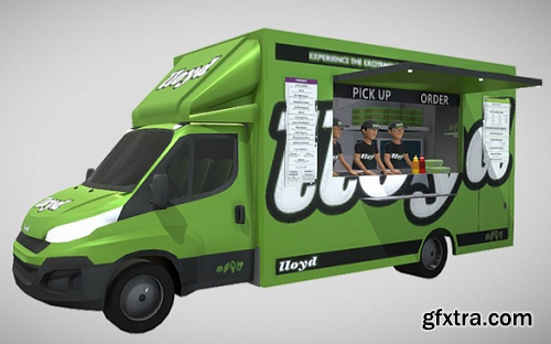 Lloyds Food Truck 3D Model