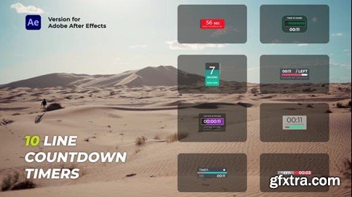 Videohive Line Countdown Timers 40184648