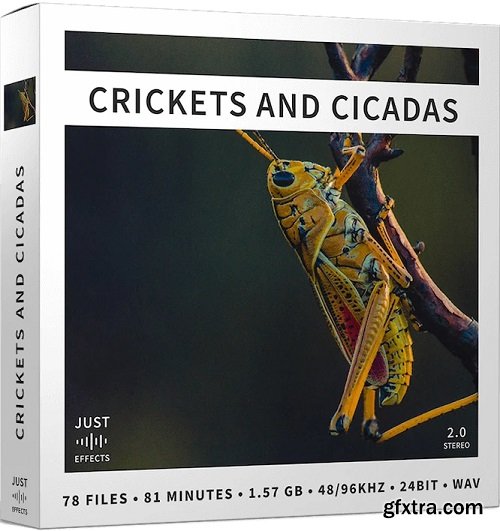 Just Sound Effects Crickets and Cicadas WAV-ViP