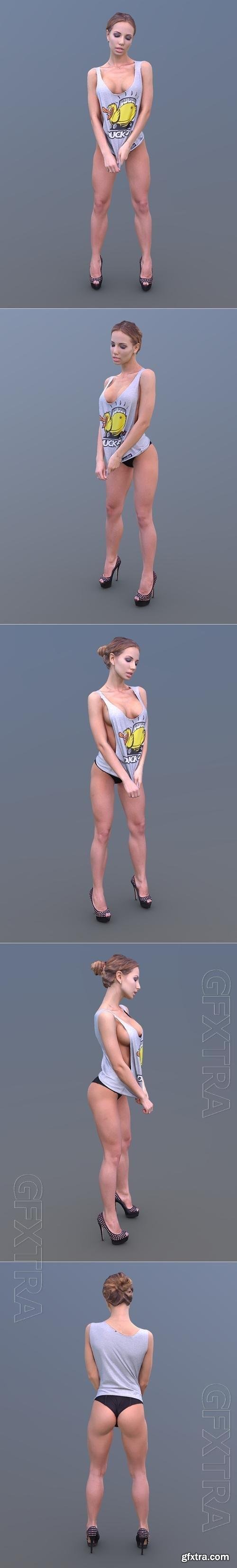 Woman Posing 3D Print