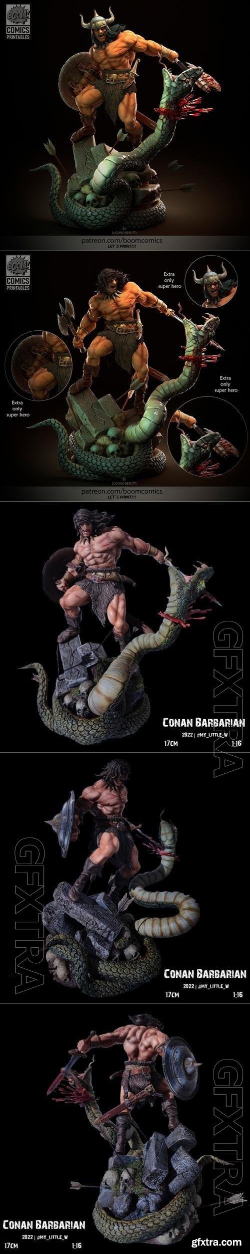 Boom Comics - Conan Super Hero Version Full 3D Print