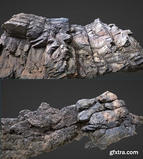 mountain rocks 3D Model