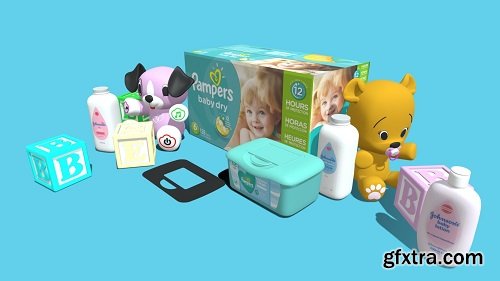Baby Pack 3D Model