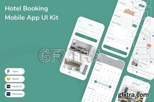 Hotel Booking Mobile App UI Kit XRZENQ7