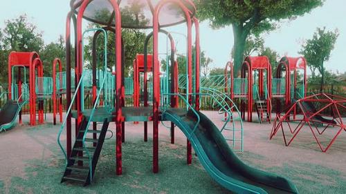 Videohive - Empty Playground in the Park - 42557998