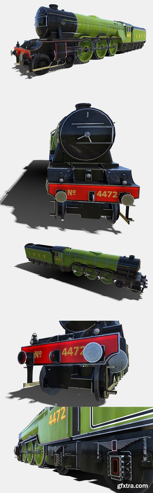 Animated Steam Train