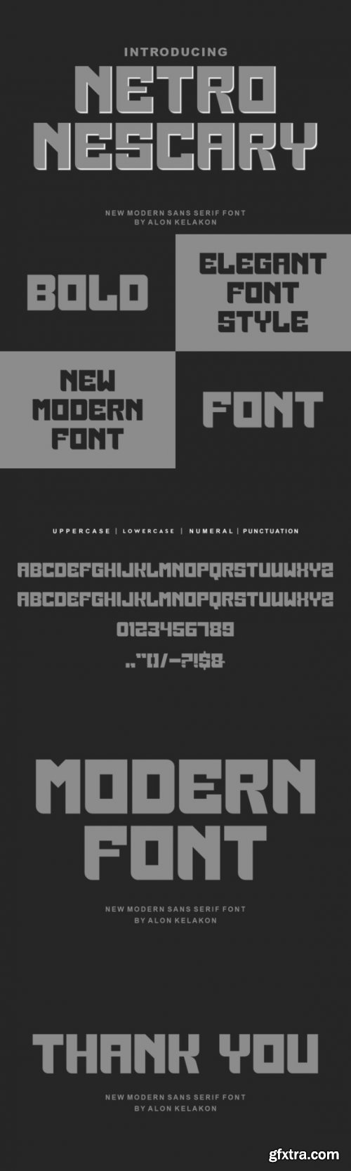 Netro Nescary Font